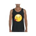 thumbnail image 1 of MmF - Men's Tank Top for Men, up to Men Size 3XL - Emoji Winky Face, 1 of 5