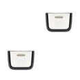 thumbnail image 2 of Inteprter Garbage Kitchen Press Bin Foldable Multifunctional and or Collection Cleaning Supplies Kitchen Garbage Bin Plastic blanco 27.8*20*14cm 2piezas, 2 of 6