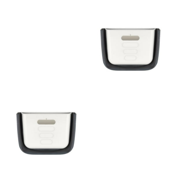 Bearachild Garbage Bin Hanging Garbage Foldable Household Suitable Garbage Cleaning for Garbage Cleaning in Any Restaurant blanco 27.8*20*14cm 2piezas