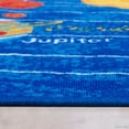 thumbnail image 7 of Allstar Kids / Baby Room Area Rug. Solar System Bright Blue Colorful Vibrant Colors (7' 3" x 10' 2"), 7 of 7
