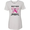 thumbnail image 3 of Inktastic Breast Cancer Awareness Hope Support and Love Women's T-Shirt, 3 of 5