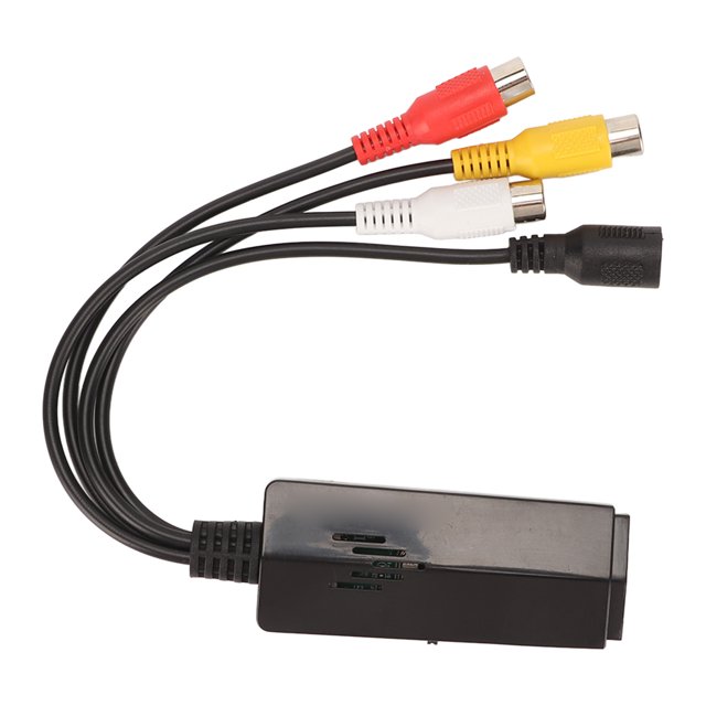 Video Sound Converter, AV To HD Multimedia Interface Converter RAC To HD Multimedia Interface Converter Stable Plug And Play ABS For PC For TV