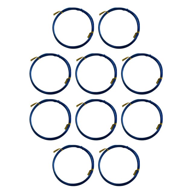 Bewildely Alambres artesanales Material de aluminio No es fácil de romper Hilo trenzado Buena flexibilidad Líneas de joyería para azul zafiro Type1 NO1 Bewildely CBP225249
