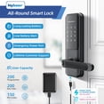 thumbnail image 5 of Cerradura inteligente, manija de puerta inteligente Nyboer, cerradura de puerta con huella digital, cerradura de puerta de entrada sin llave con manija, cerradura digital con teclado, cerradura de pue, 5 of 5