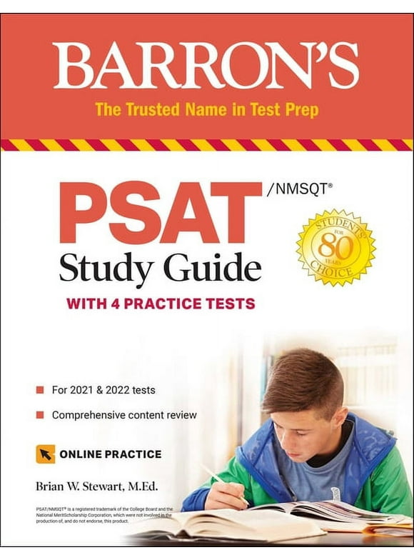 Barron's Test Prep: PSAT/NMSQT Study Guide : with 4 Practice Tests (Paperback)