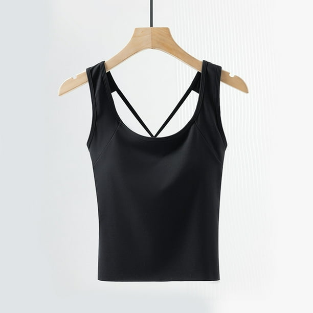Pijama de manga corta para mujer, de verano, talla grande, con tirantes, almohadillas para el pecho y el centro de la espalda, sin mangas y pijama interior, blusa de poliéster para mujer.