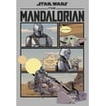 thumbnail image 2 of Men's Star Wars: The Mandalorian Rescue The Child Pull Over Hoodie Athletic Heather 3X Large, 2 of 4