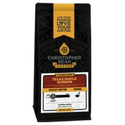 Christopher Bean Coffee - Texas Maple Burbon Flavored Coffee, (Regular Ground) 100% Arabica, No Sugar, No Fats, Made with Non-GMO Flavorings, 12-Ounce Bag of Regular Ground coffee