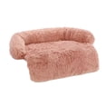 thumbnail image 2 of Ruiboury Polyester Winter Warm Cat Pad Provide Cat To Up Comfortable And Soft Easy To Care Leather Pink, 2 of 6