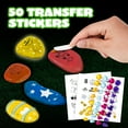 thumbnail image 3 of 12 Rock Painting Kit, 43 Pcs Arts and Crafts for Kids Ages 5-7, Art Supplies with 18 Paints (Glow in The Dark & Metallic & Standard), Craft Paint Kits for Boys and Girls Ages 8-11, 3 of 10