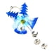 thumbnail image 3 of Injueey Pequeña campana colgante árbol de Navidad plástico Navidad pequeña campana colgante para decoración del hogar Kits de decoración para fiestas Azul Injueey HA002215-02, 3 of 6