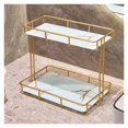 thumbnail image 1 of 2 Tier Cosmetic Storage Shelf Large Capacity Metal Storage Shelf Rack for Bathroom Kitchen, 1 of 7