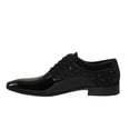 thumbnail image 4 of Men's GENIO Patent Leather Red Sole Shoes Formal 120196618 Black Stones, 4 of 8