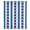 Blue, variant on Coastal Turtle Sheer Curtains 63 Inches Long, Sage Green Stripe Navy White Ocean Light Filering Curtains, Breathable Simi Curtain Privacy Drapes for Living Room Bedroom Lightweight Window Treatment