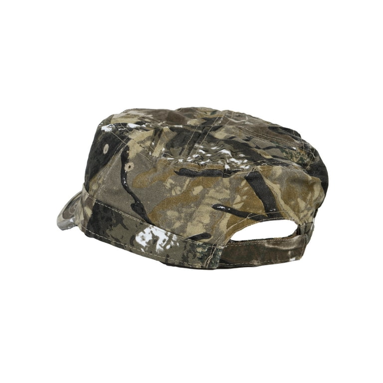 Top Headwear Camo Army Cadet Cap - Military Patrol Duck Hunting Hat  Woodland 