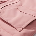 thumbnail image 5 of MRULIC coat for women Women's Heated Coat With 3 Heating Level, 4 Heating Zones,Neck Heating Jacket Washable (Batteries Not Included) Women's Jackets Coats Pink + M, 5 of 8