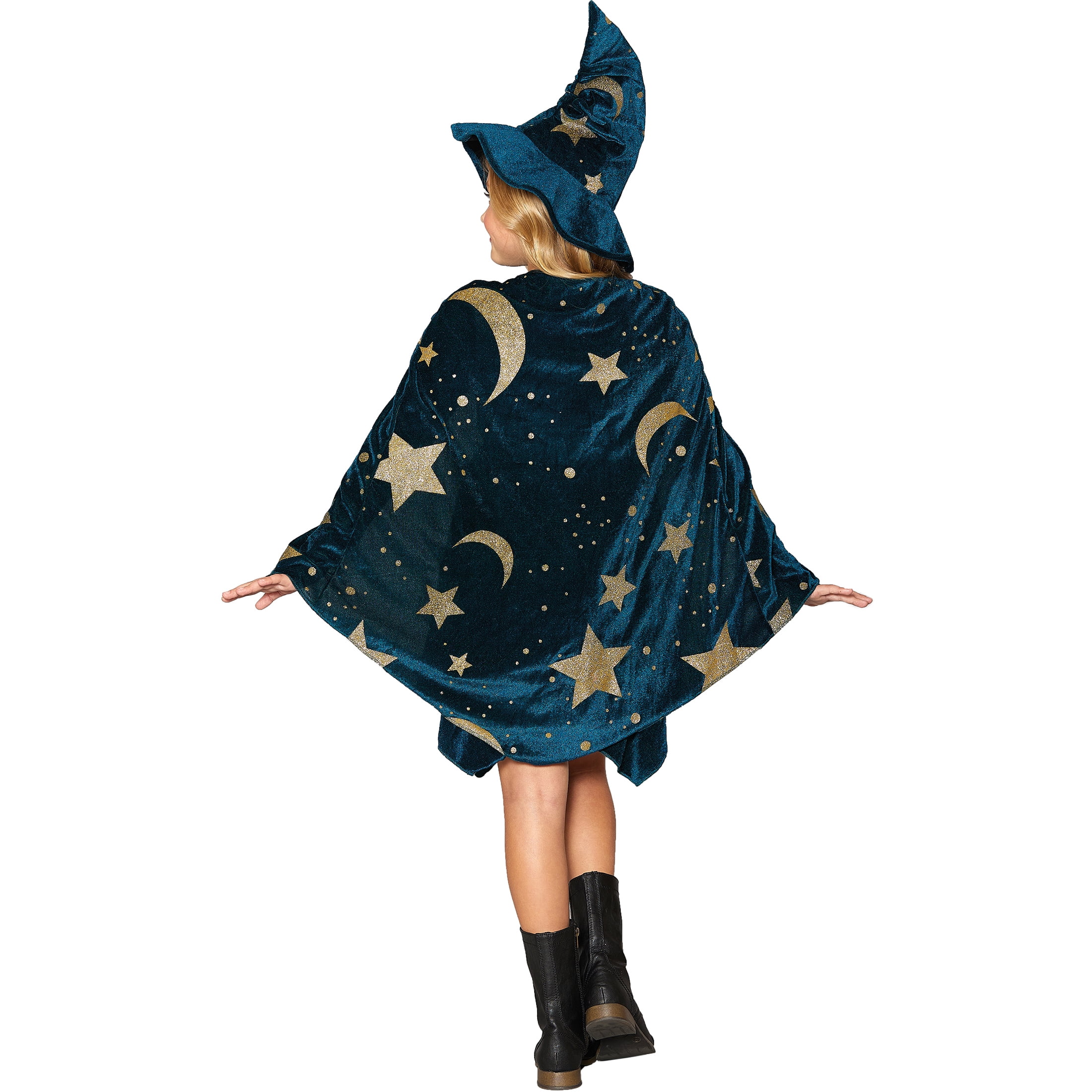 Spellbound Wizard Halloween Costume for Children, Girls' Size S (6), by Way to Celebrate