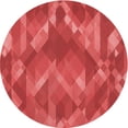 thumbnail image 1 of Ahgly Company Tapis Rond Lavable en Machine Intérieur Transitionnel Rouge, 6 Pieds Rond, 1 of 7