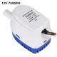 thumbnail image 1 of 750gph 1100gph Automatic Boat Bilge Pump 12v 24v Electric Marine Pump Boat Water Exhaust Pump Submersible Bilge Sump With Switch, 1 of 1