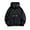 a-Black654196, variant on VNKIDY Men's Coat Spring Autumn Solid Color Hooded Pullover Jacket With Half Zipper Lightweight Style Long Sleeve Coat For Casual Daily Streetwear Activities Relaxed Fit Outerwear
