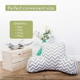 thumbnail image 5 of Chevron Indoor/Outdoor Reading Pillow, 5 of 6