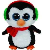 TY Beanie Boos -NORTH the Penguin (Glitter Eyes) Small 6" Plush (NO TY HANG TAG)