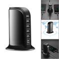 thumbnail image 1 of Riwesomey de pared rápido USB 2.0 Estación de carga múltiple de 6 puertos Salida de 30w 6A Teléfonos inteligentes Tabletas Altavoces Bluetooth Teléfono y Comunicación Riwesomey VI008928-02, 1 of 1