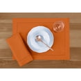 thumbnail image 2 of Solino Home Cloth Napkins Set of 4 - Cotton Linen Hemstitch Pumpkin Dinner Napkins 20 x 20 Inch - Handcrafted and Machine Washable, 2 of 4