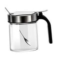 thumbnail image 3 of Glass Seasoning Jar Easy Clean Kitchen Condiment Jar for Cooking BBQ Camping 300ml, 3 of 8