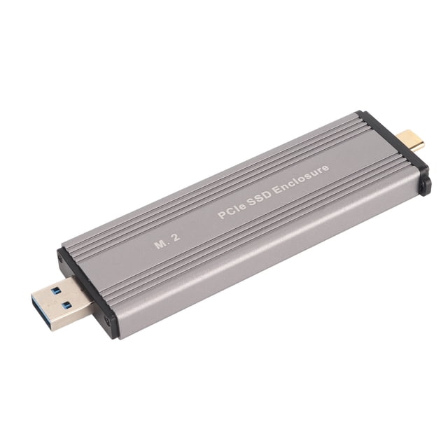 HDD Enclosure, Plug And Play JMS583 Chip 10Gbps NVMe SSD Enclosure Portable USB3.2 Gen2 Type C Heat Dissipation For Phone For Laptop
