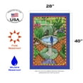 thumbnail image 2 of Toland Home Garden Birdbath And Bricks Garden Bird Flag Double Sided 28x40 Inch, 2 of 5
