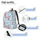 thumbnail image 3 of Easygdp Lobsters Mochila de Lona Resistente para Laptop, Compatible con Laptops de 15 a 17 pulgadas, Ideal para Escuela, Trabajo y Viajes-Medium, 3 of 5