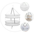 thumbnail image 2 of 1Ensemble Filet de Séchage pour Linge Séchoir Rectangulaire Gris Gaze Fil d'Acier Portable Voyage Camping, 2 of 5