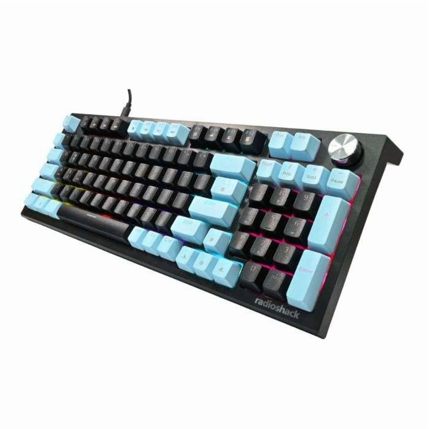 RadioShack Mechanical Wired Gaming Keyboard 96 Keys with Rainbow light