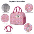 thumbnail image 4 of Reusable Unicorn Lnsulated Lunch Bag for Women & Men-Leakproof Water-Resistant Cooler Tote,Large Capacity(10.6x8.7x6.3in)for Work,Office,Travel,Picnic,Beach., 4 of 7