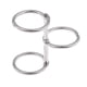 thumbnail image 5 of Paquete de 6 Carpetas de Archivos A5 A6 Sunnimix Carpeta de 3 Anillos Metal Plata Bronce, 5 of 8