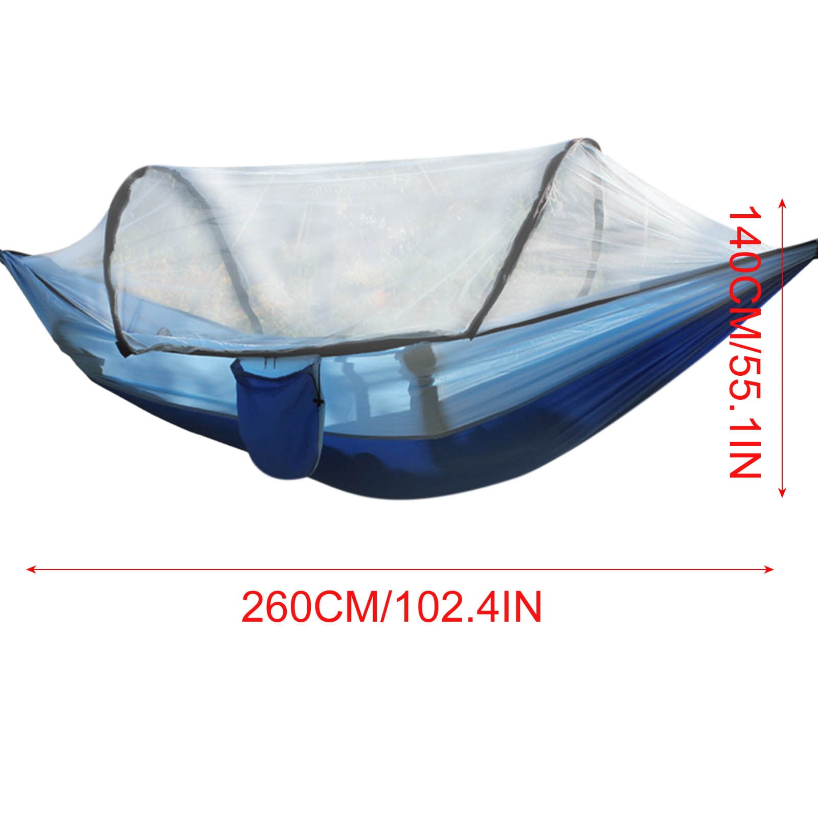 Matoen Camping Hammock, Portable Double/Single Travel Hammock Insect Netting Nylon Hammock Swing for Backyard Garden Camping Backpacking Survival Travel