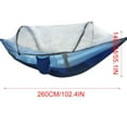 thumbnail image 3 of Giunmcul up to 45% Off Outdoor Net Hammmocks with Mosquito Net Ortable Double/Single Travel Hammocks Hanging Bed for Hunting Camping Sleeping Sway Bed, 3 of 5