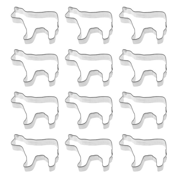 Mini Cow Dozen Cookie Cutters 2 inches/each A1056-W12 - The Cookie Cutter Shop - Tin Plate Steel