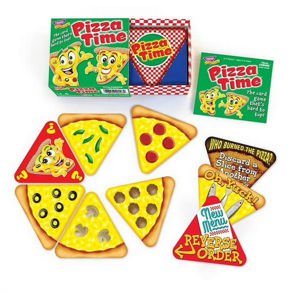 Pizza Time Three Corner Card Game | Bundle of 2 Each