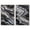 Silver Frame, variant on Ethereal Bloom Duo Canvas Print Geode Wall Decor Set by Art Remedy, Gallery Wrapped, 36 x 54