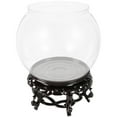 thumbnail image 1 of Transparent Plastic Round Fish Bowl Small Desktop Tank for Students with High Transparency and Fine Workmanship 1 Set, 1 of 8