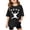 Black, variant on Children Graphic T-Shirt Casual Loose Fit Short Sleeve Tee with Print Comfortable Blend Top for Kids, Toddlers, and Youth