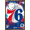 Bronze Framed Version, variant on NBA Philadelphia 76ers - Maximalist Logo 23 Wall Poster, 22.375" x 34"