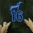 thumbnail image 3 of Glowneon Personalize Sweet 16 Neon Sign, Birthday Party Lights Decor, 3 of 4