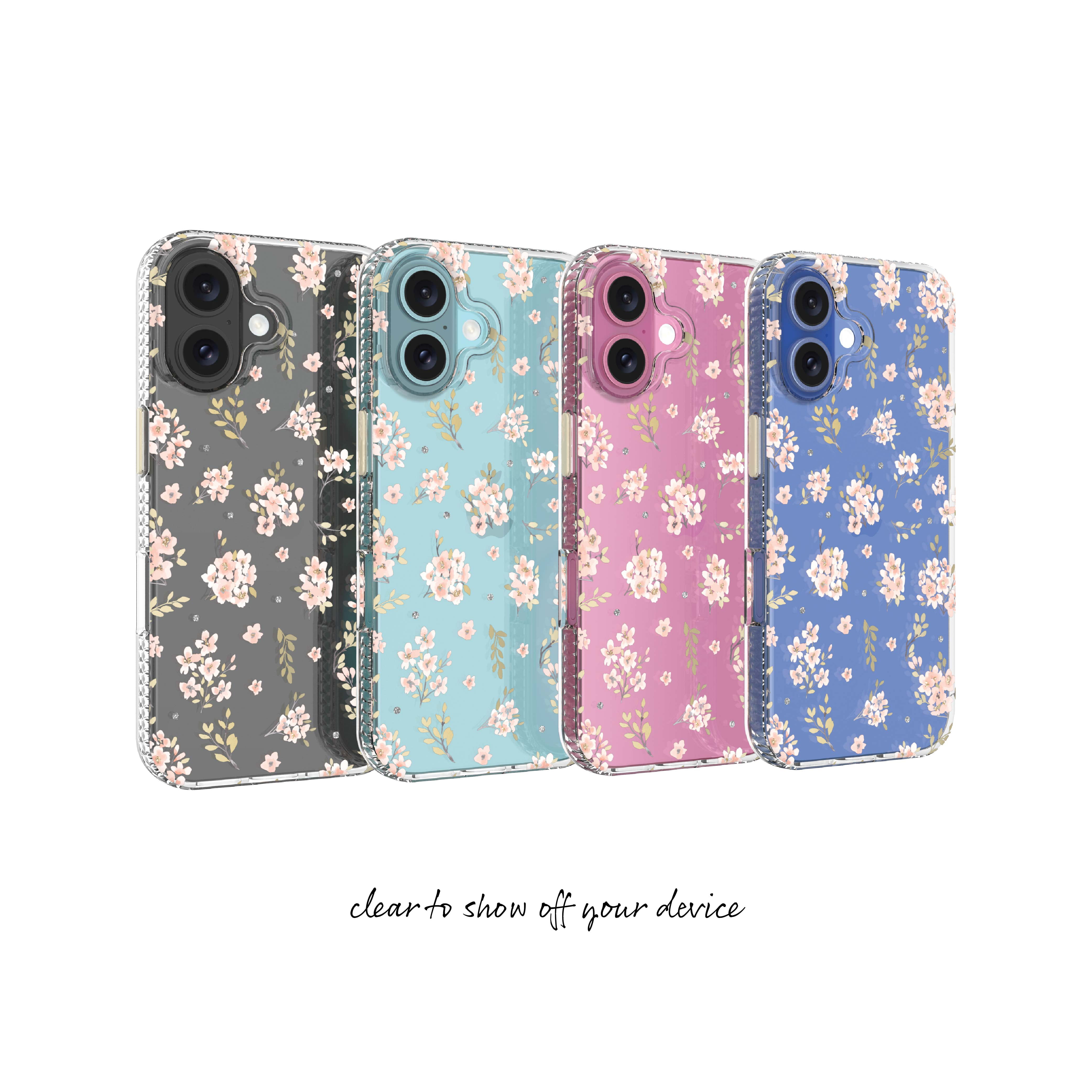 Petite Pink Floral - Premium Fashion Phone Case for iPhone 16