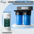 thumbnail image 3 of iSpring FC15B-PB 4.5” x 10” Lead, Arsenic, Cadmium, Chlorine Reducing Whole House Water Filter, Fits iSpring WGB21B-CPB Series, 3 of 5