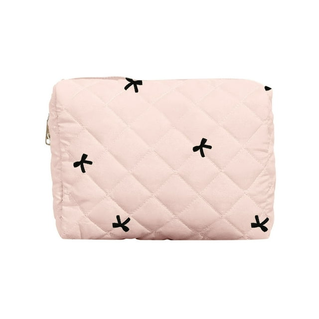 Pochette de Rangement pour Batterie d'Ordinateur Portable et Tablette avec Nœud Brodé Mignon pour Usage Domestique