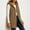 #0566-Khaki, variant on Neewe Women's Fall Casual Fleece Long Vests Hooded Sleeveless,Loose Fit Pockets,Button Down Jacket,Fall Coat,Casual Going Out Outfits,Fashion Clothing