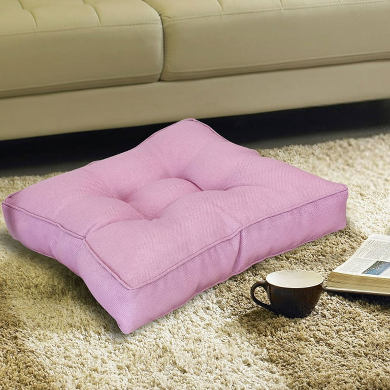 Ergonomic 3D Solid Color Thickened Tatami Cushion for Office Chair